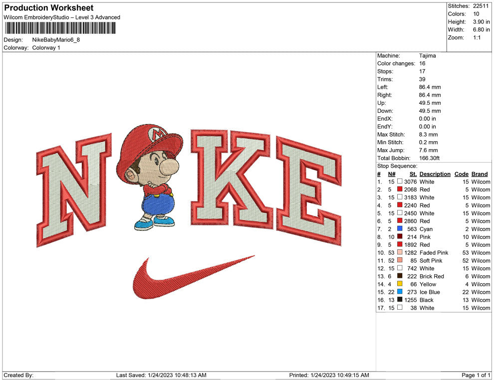 Nike Baby Mario