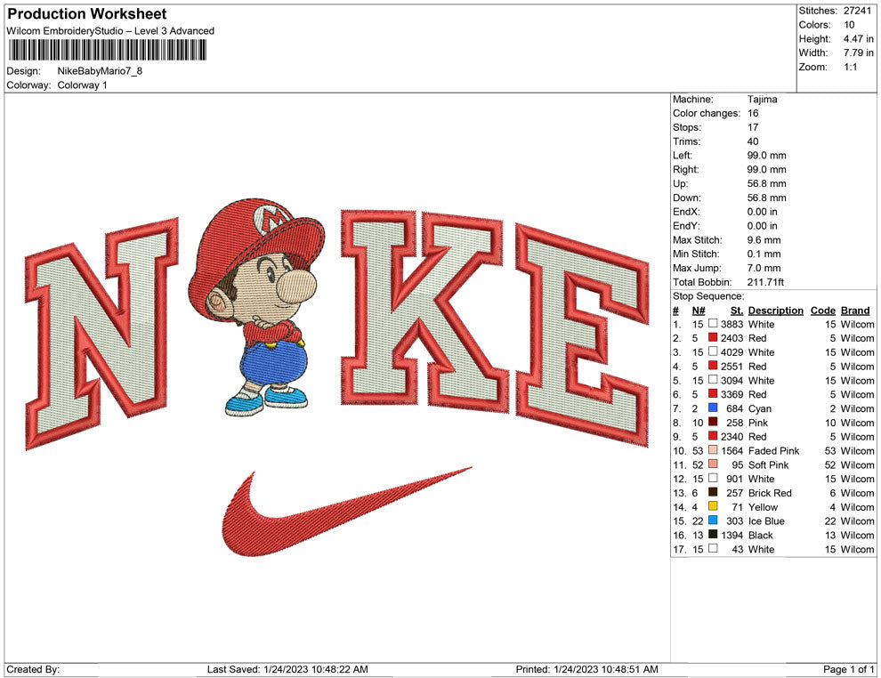 Nike Baby Mario
