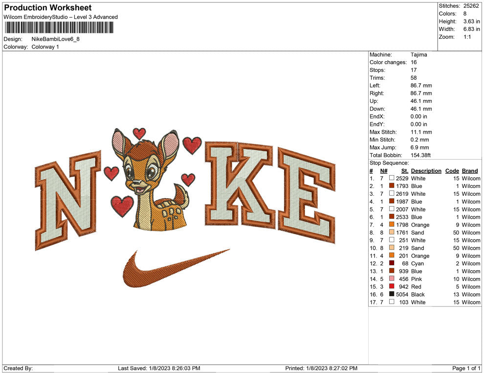 Nike Bambi Love