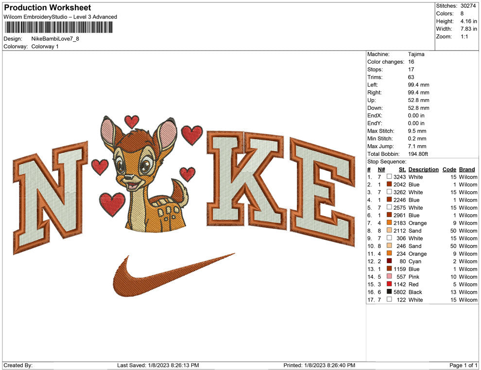 Nike Bambi Love