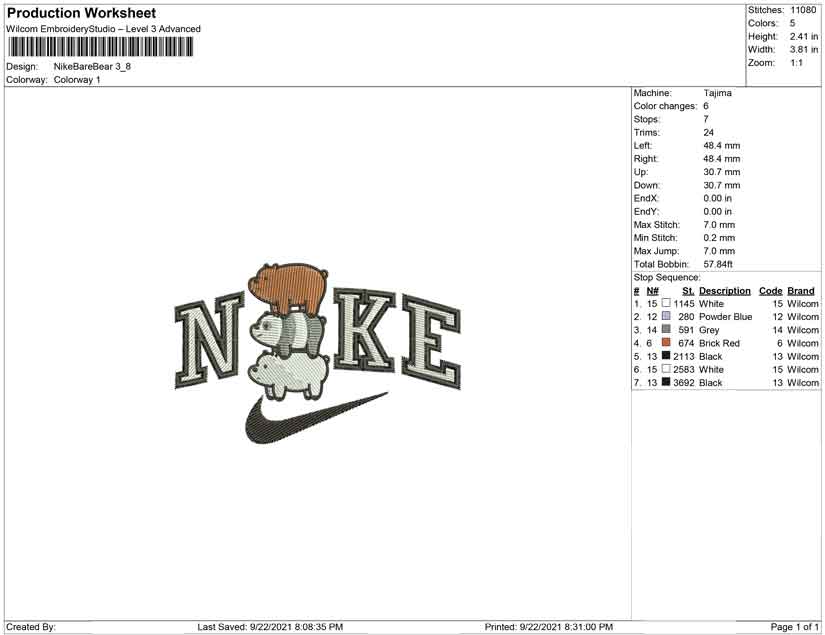 Nike Bare Bear