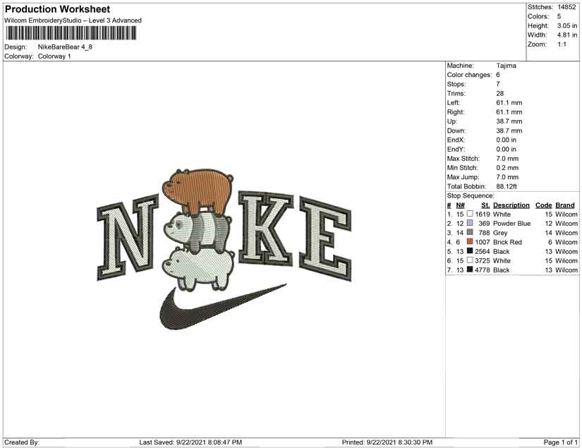 Nike Bare Bear