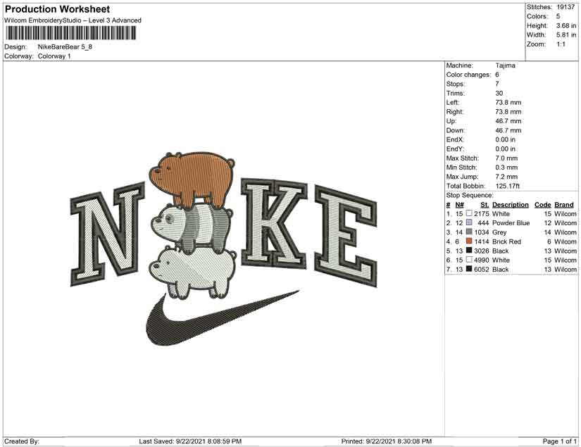 Nike Bare Bear