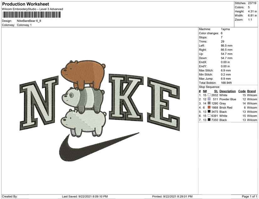Nike Bare Bear