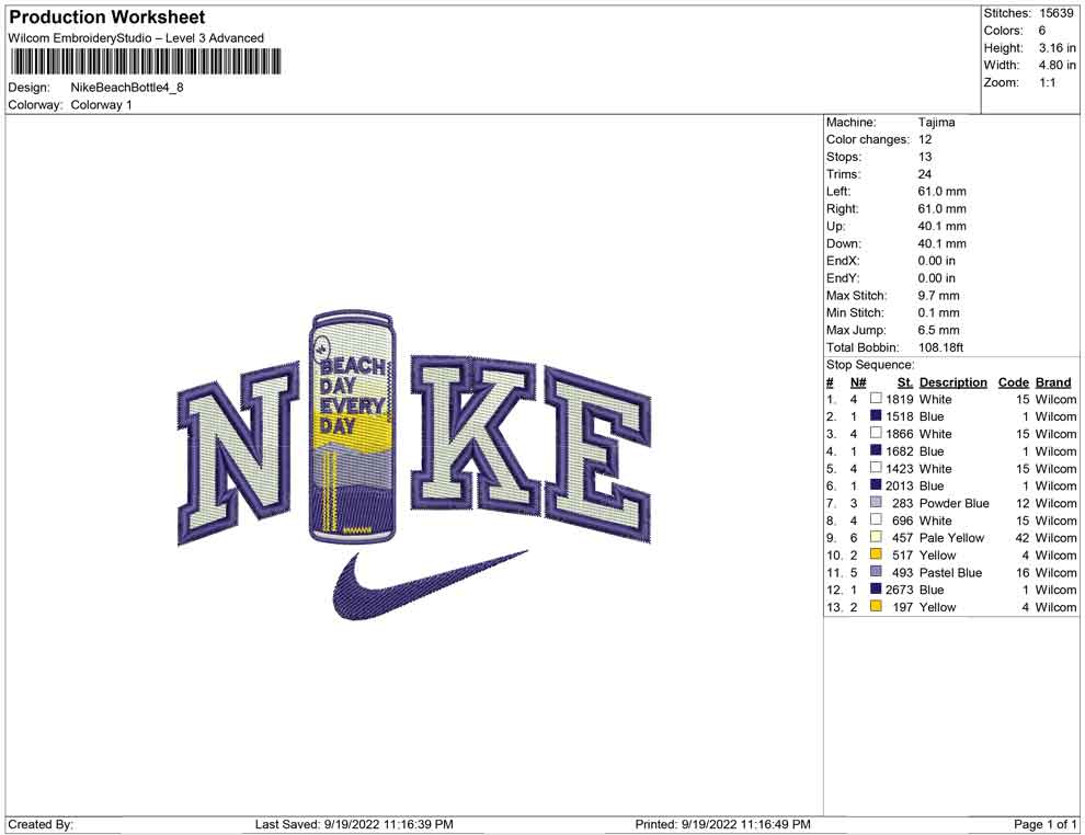 Nike Beach Bottle