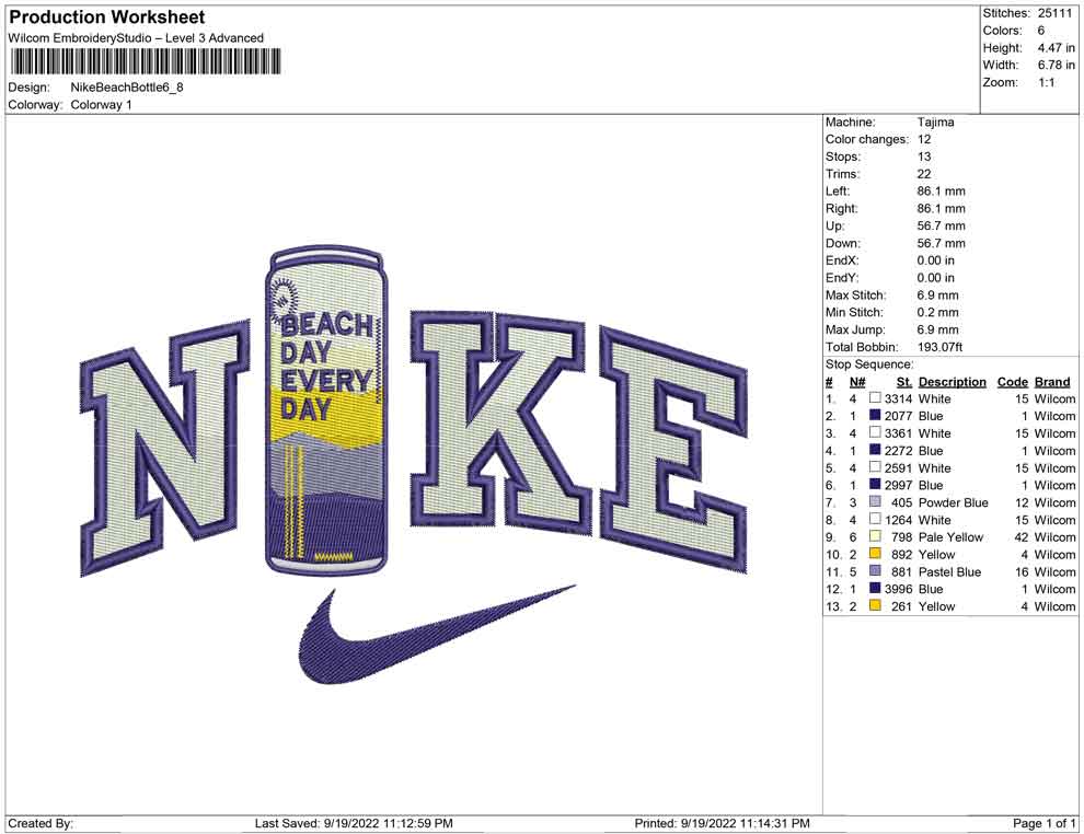 Nike Beach Bottle