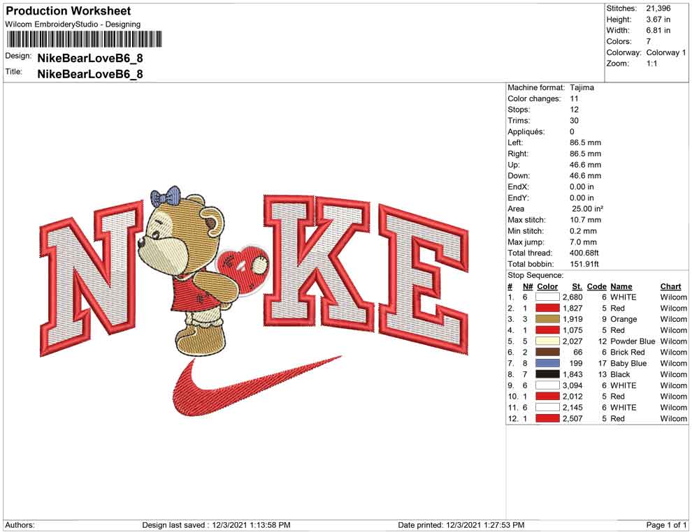 Nike Bear Love B