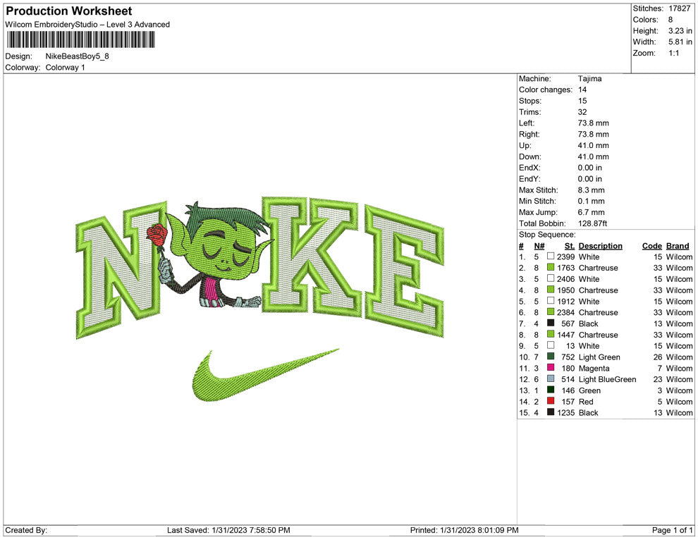 Nike Beast Boy
