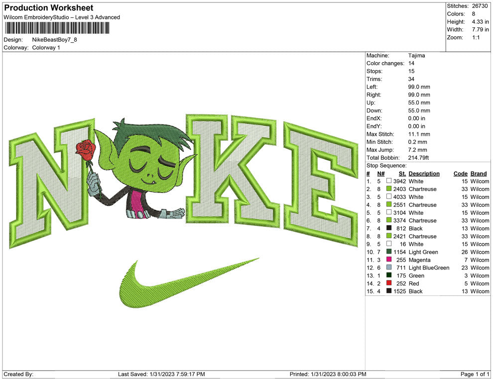 Nike Beast Boy