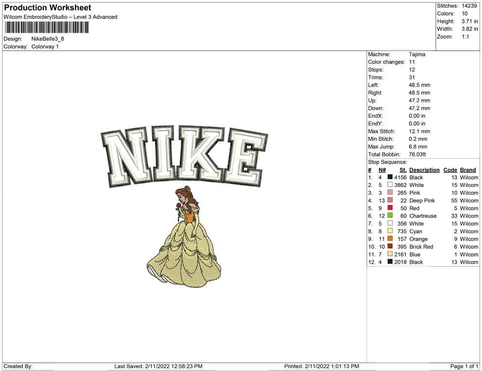 Nike Belle