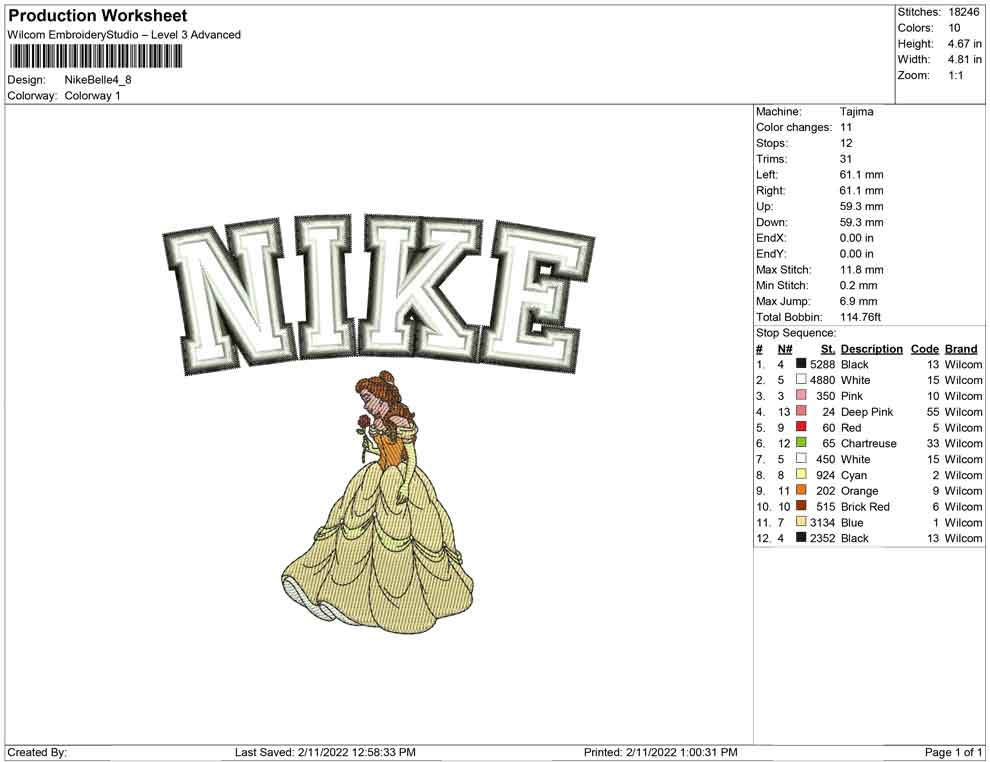 Nike Belle