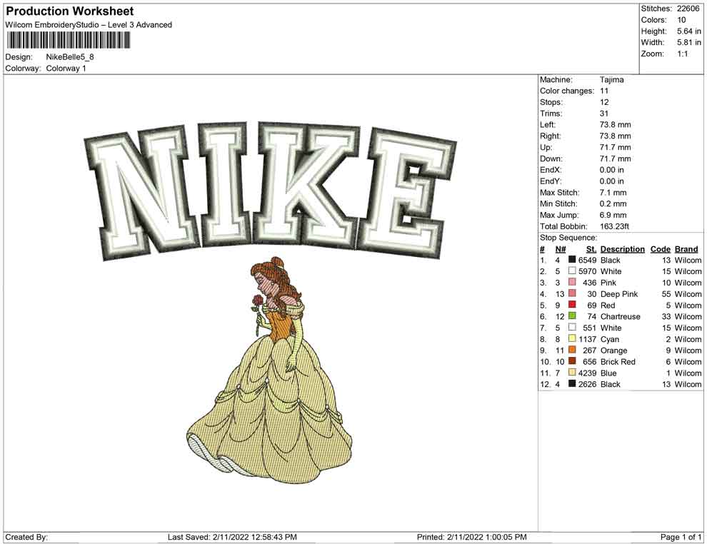 Nike Belle