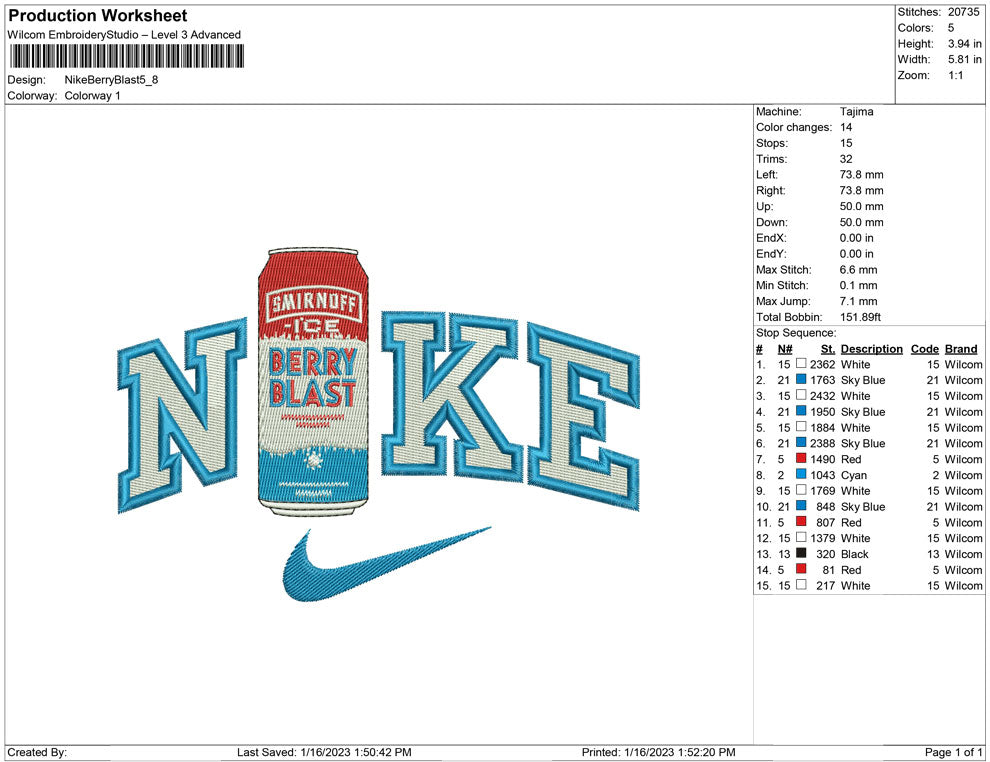Nike Berry Blast