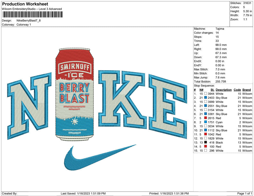 Nike Berry Blast