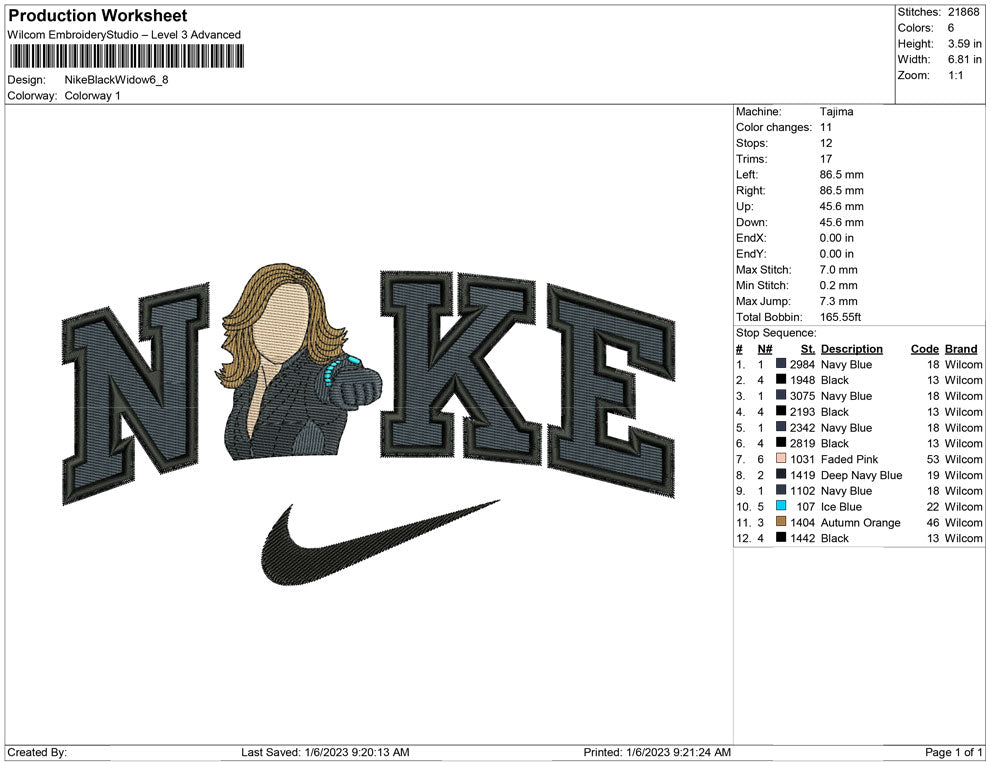 Nike Black Widow