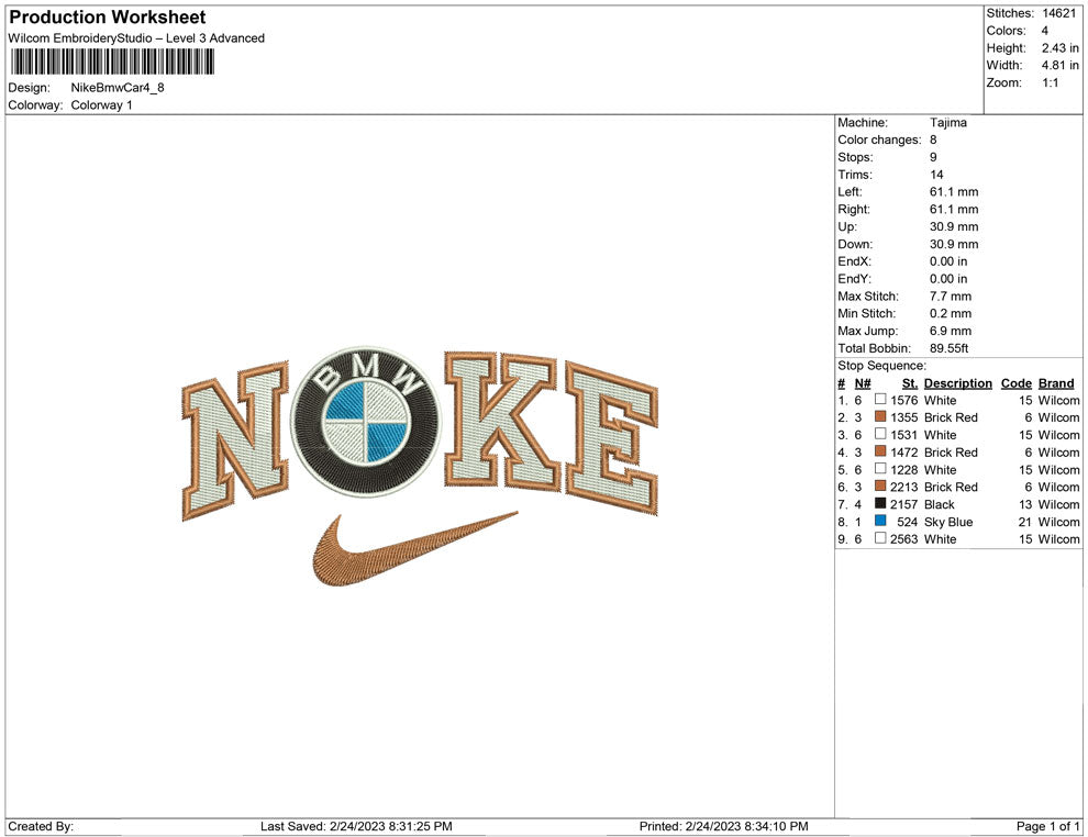 Nike BMW car logo