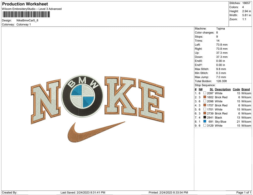 Nike BMW car logo