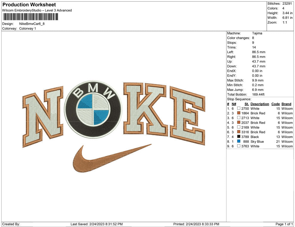 Nike BMW car logo