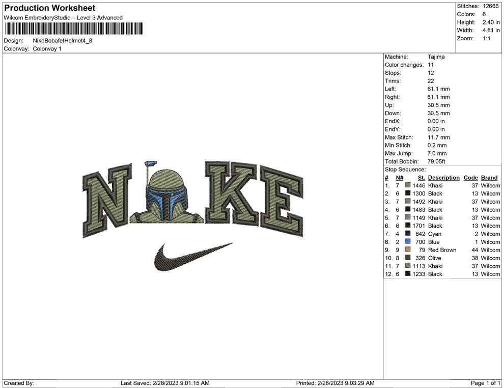 Nike Bobafet helmet