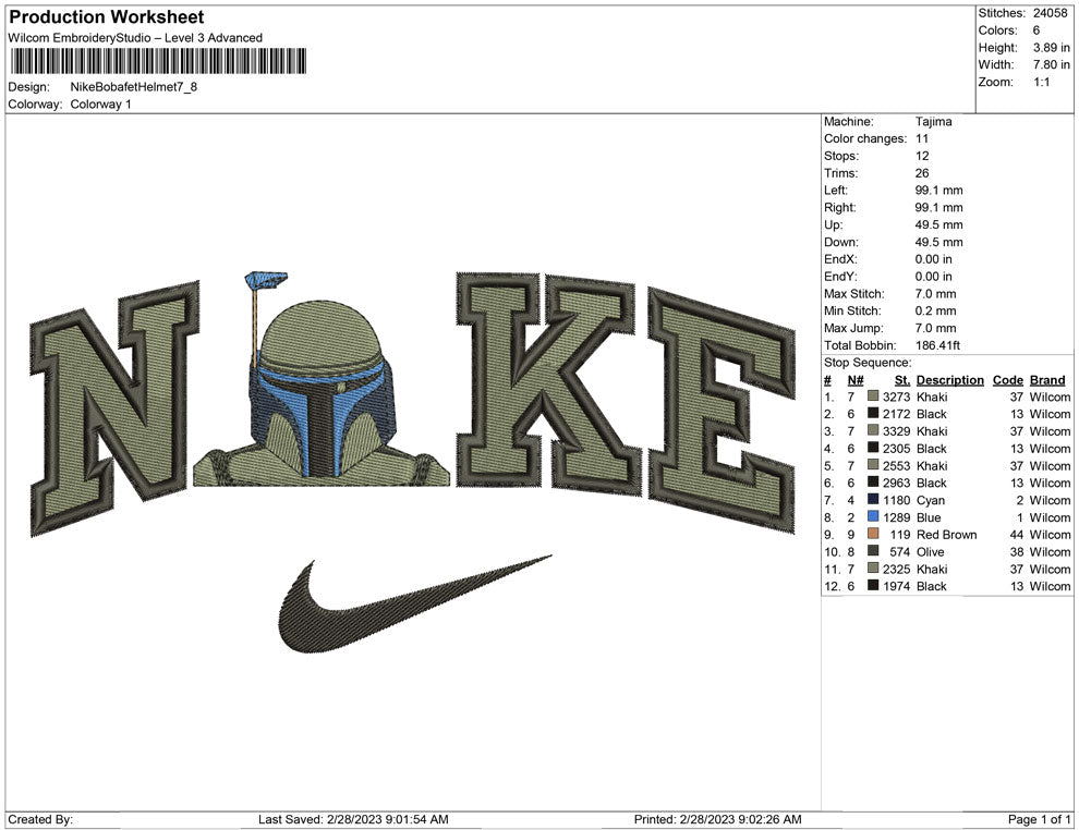 Nike Bobafet helmet