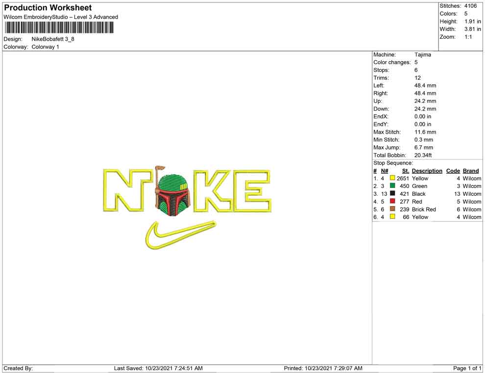 Nike Boba Fett helmet
