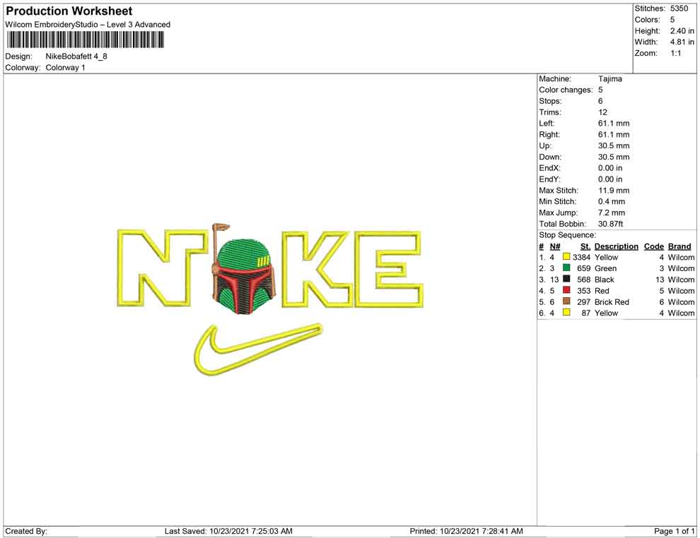 Nike Boba Fett helmet