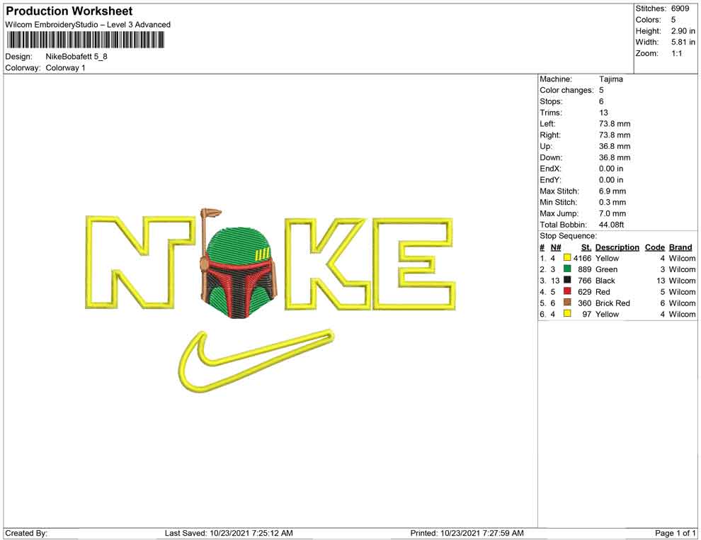 Nike Boba Fett helmet