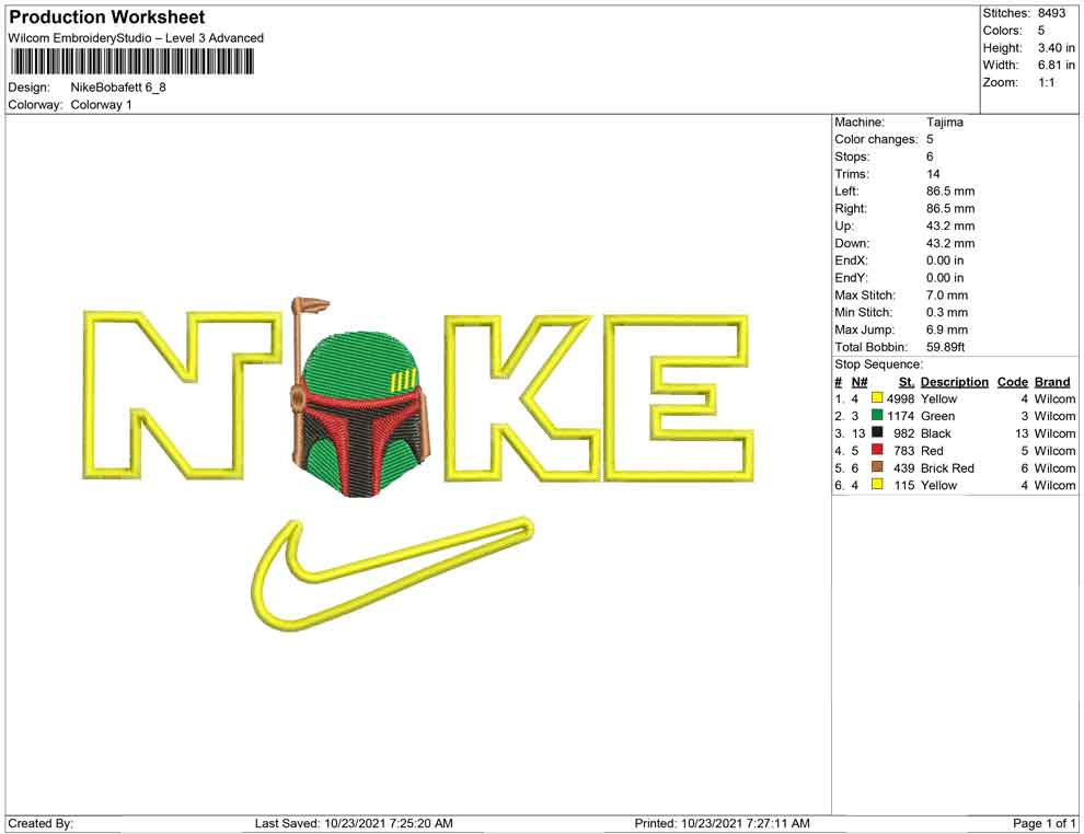 Nike Boba Fett helmet