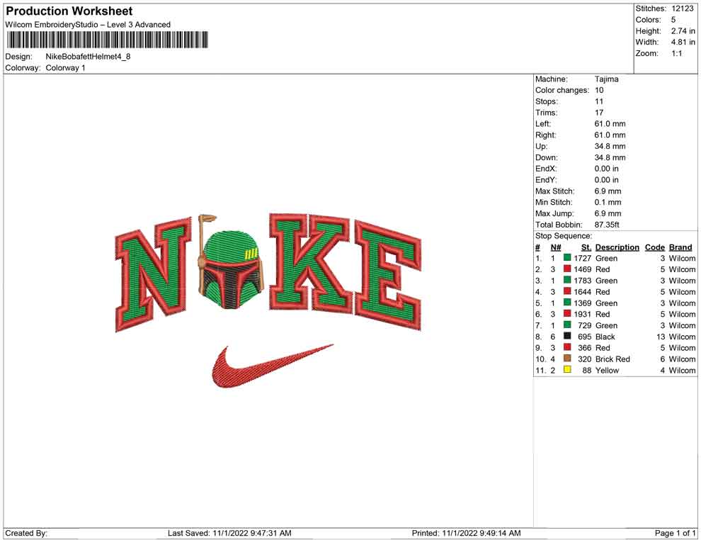 Nike Bobafet Helmet