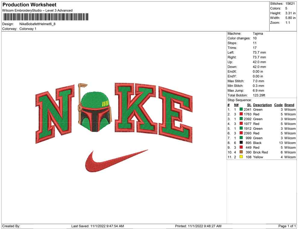 Nike Bobafet Helmet