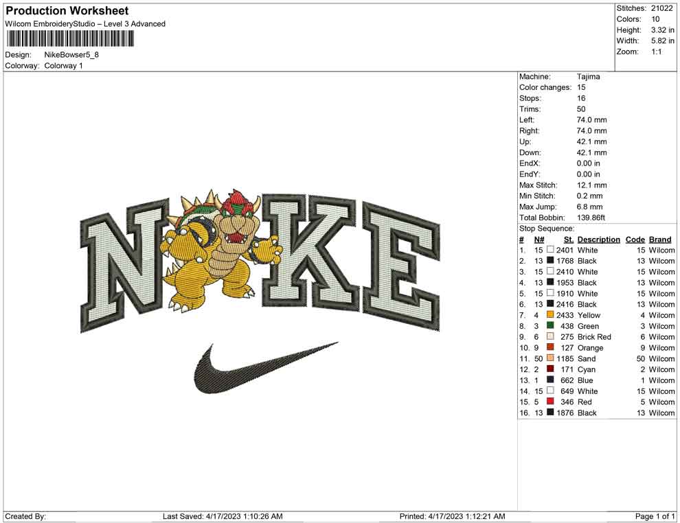Nike Bowser