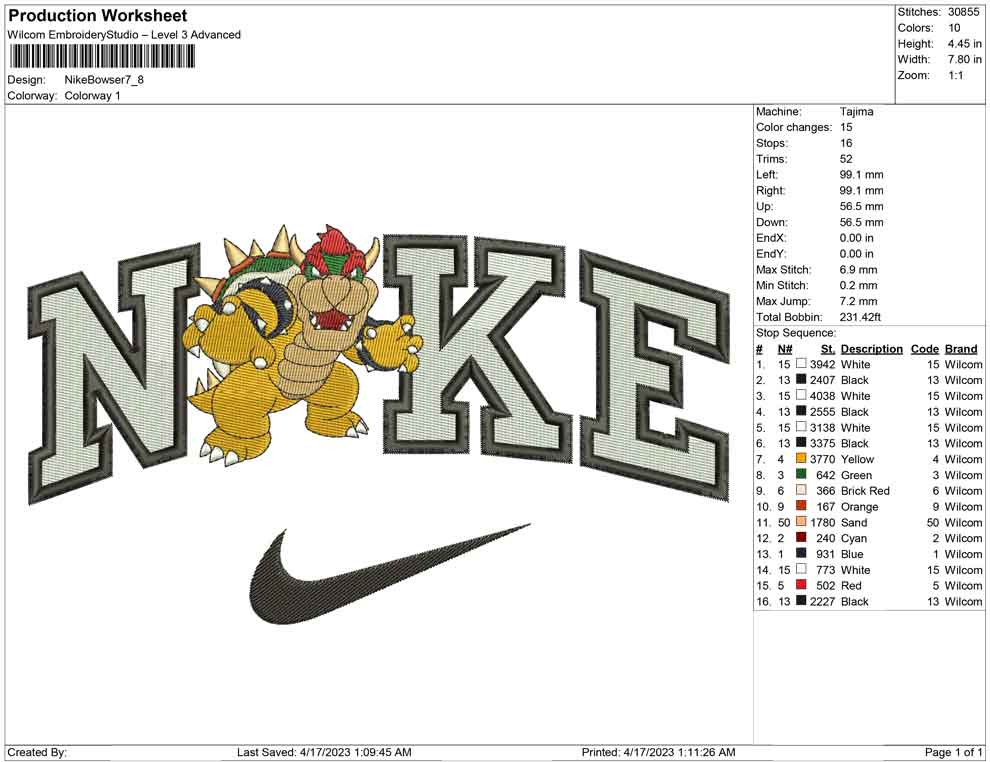 Nike Bowser