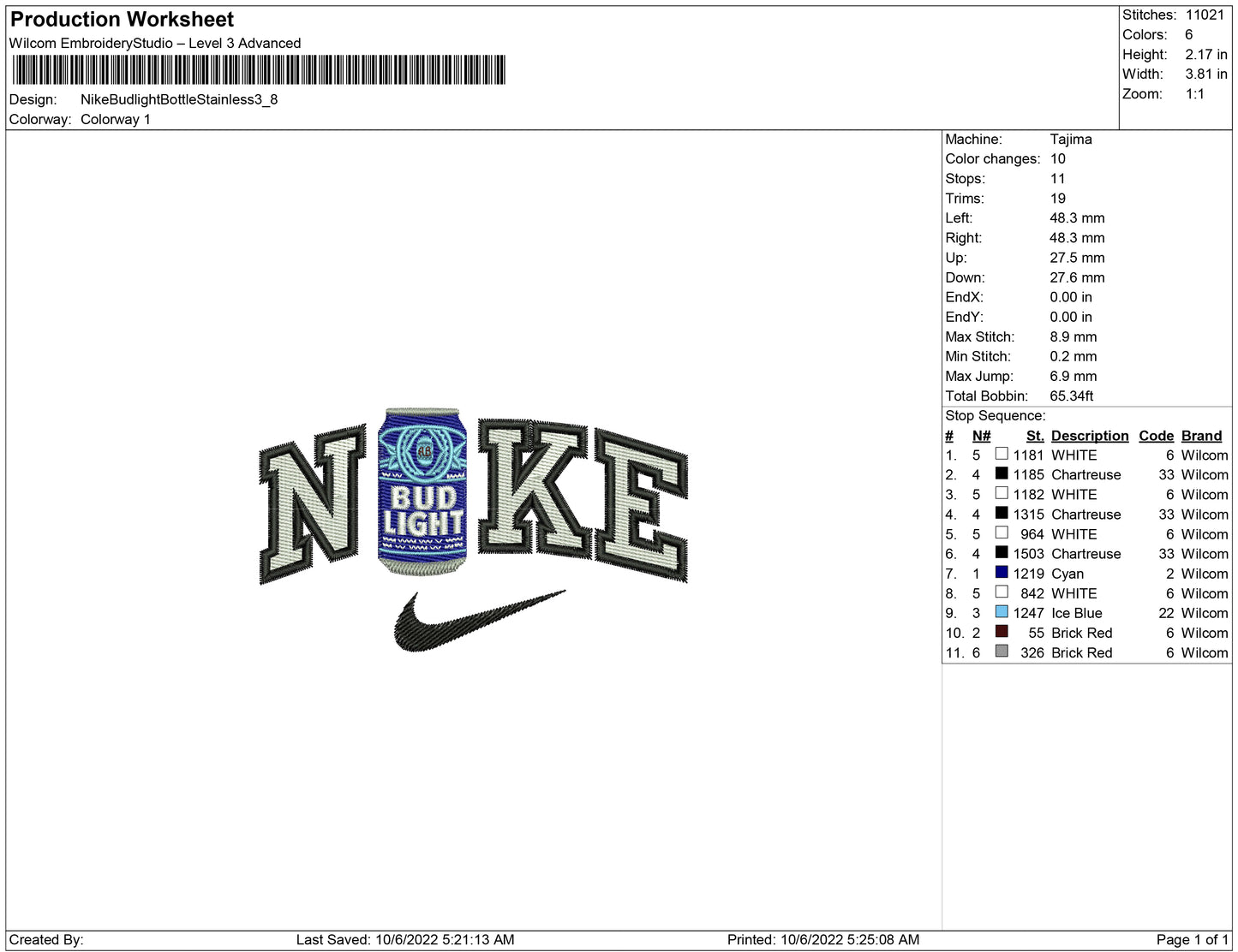 Nike BudLight Stainless Bottle