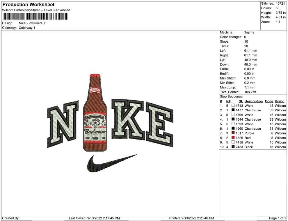 Nike Budweiser