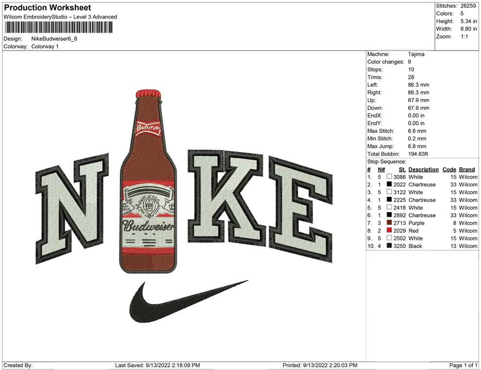 Nike Budweiser