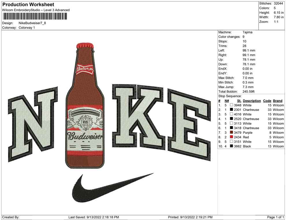 Nike Budweiser