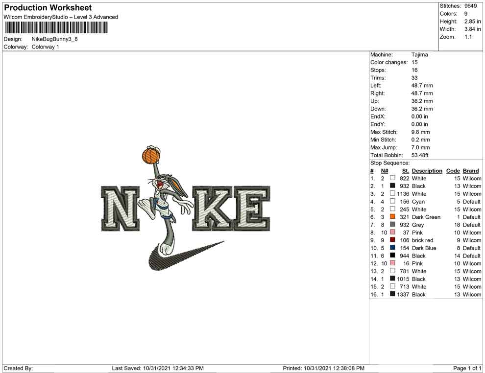 Nike bugs Bunny