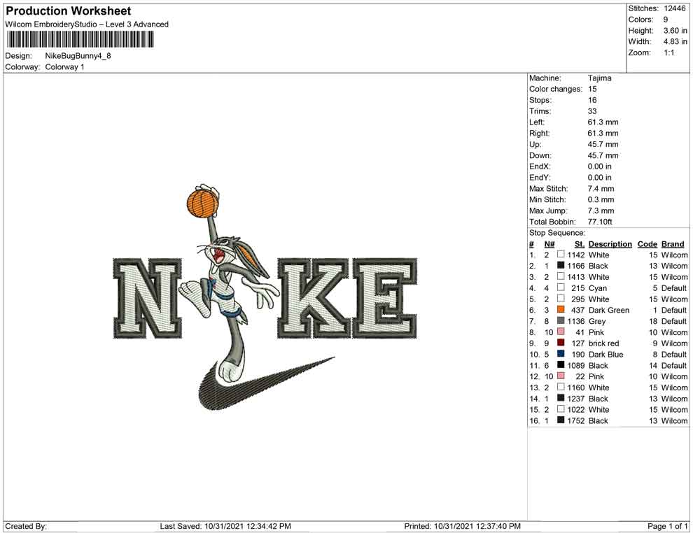 Nike bugs Bunny