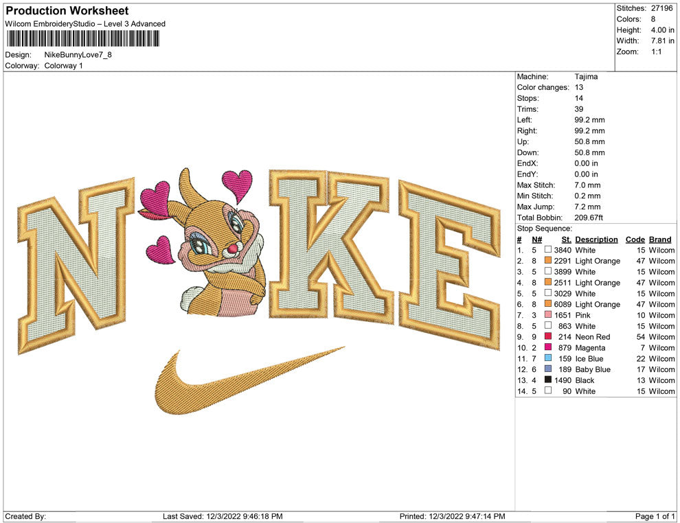 Nike Bunny love