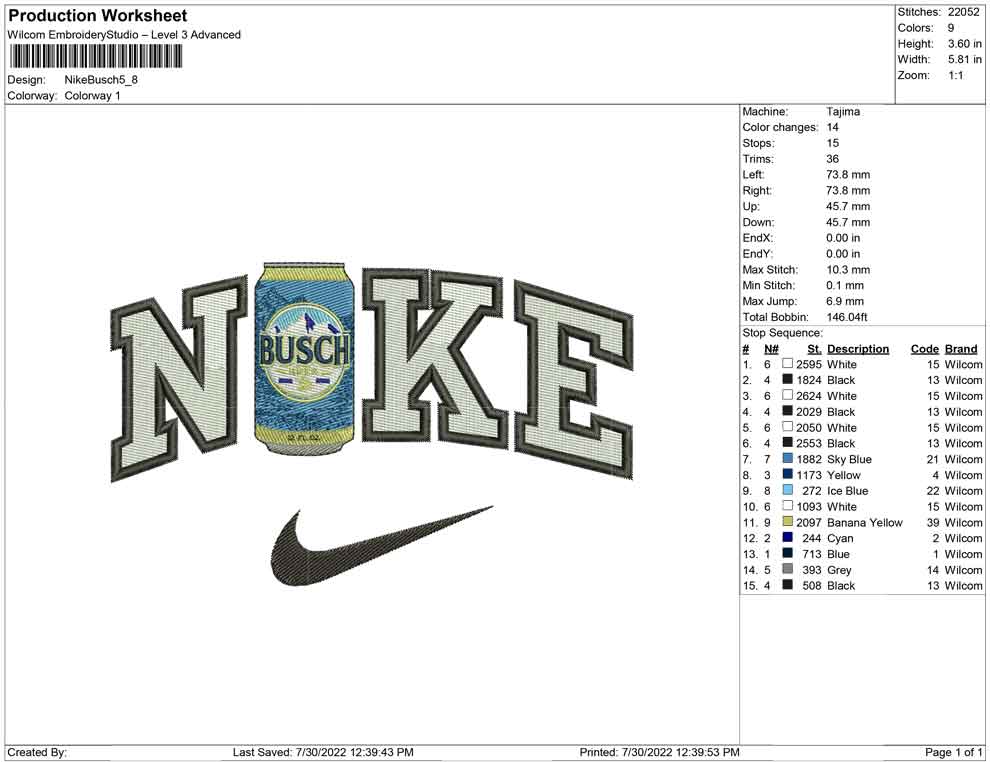 Nike Busch Bottle