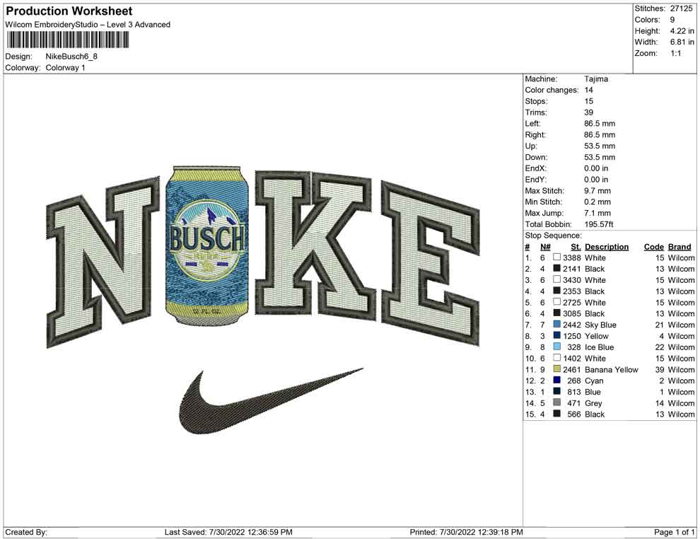 Nike Busch Bottle