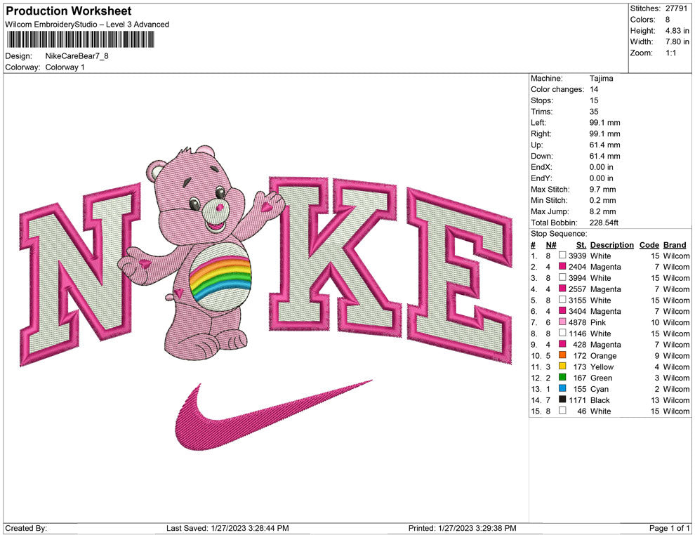Nike Care Bear
