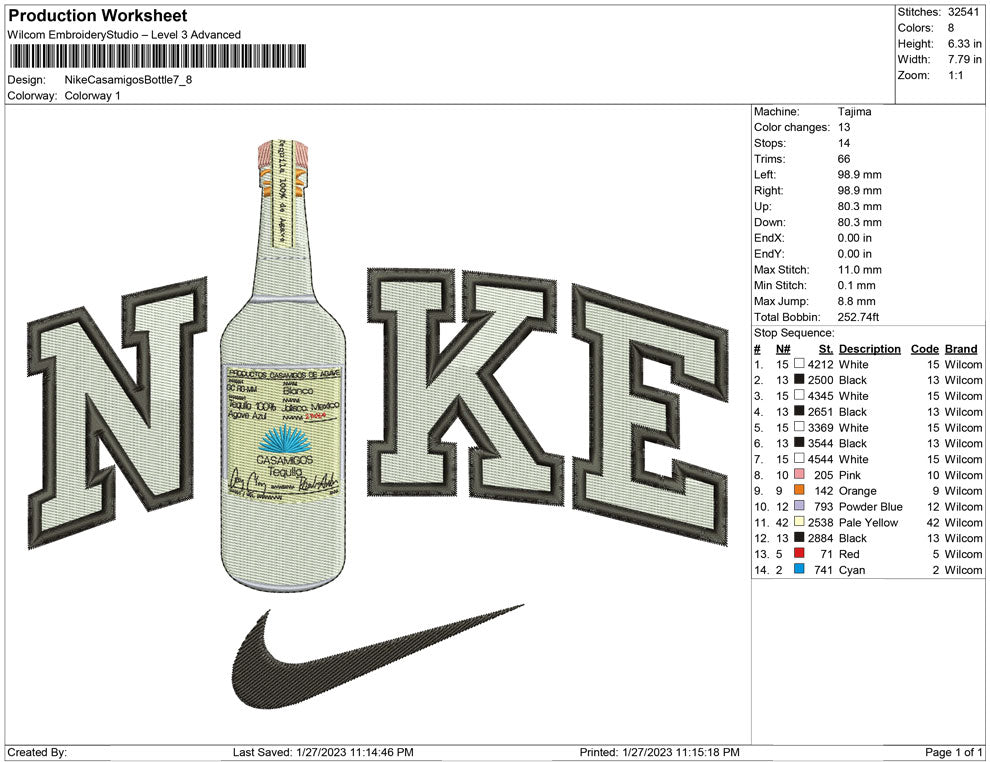Nike Casamigos Bottle