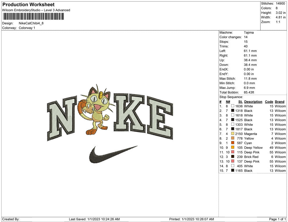 Nike Cat Chibi