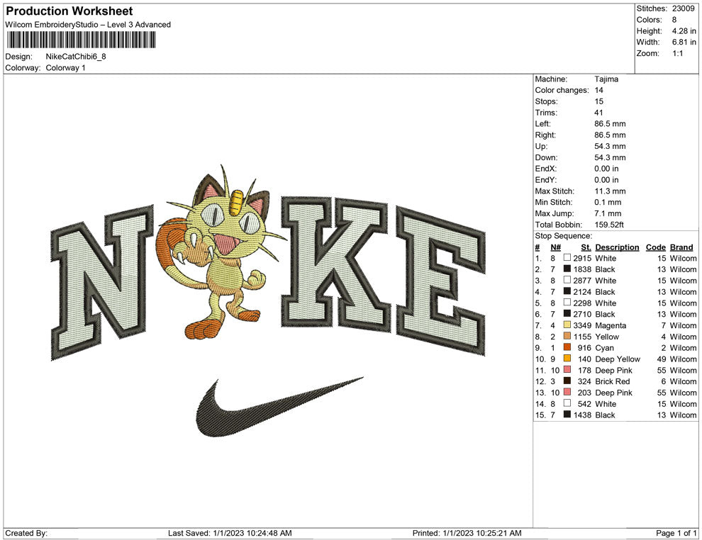 Nike Cat Chibi