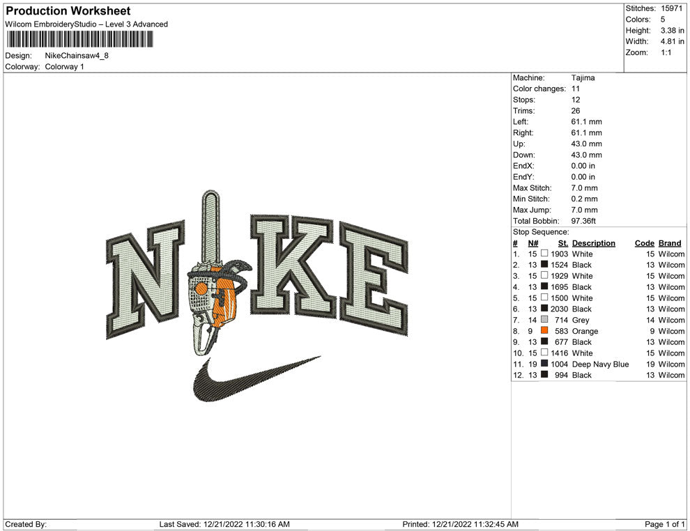 Nike Chainsaw