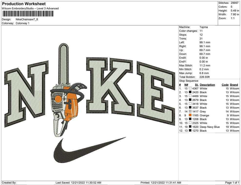 Nike Chainsaw