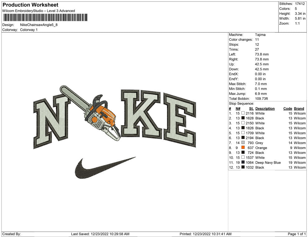 Nike Chainsaw Angle