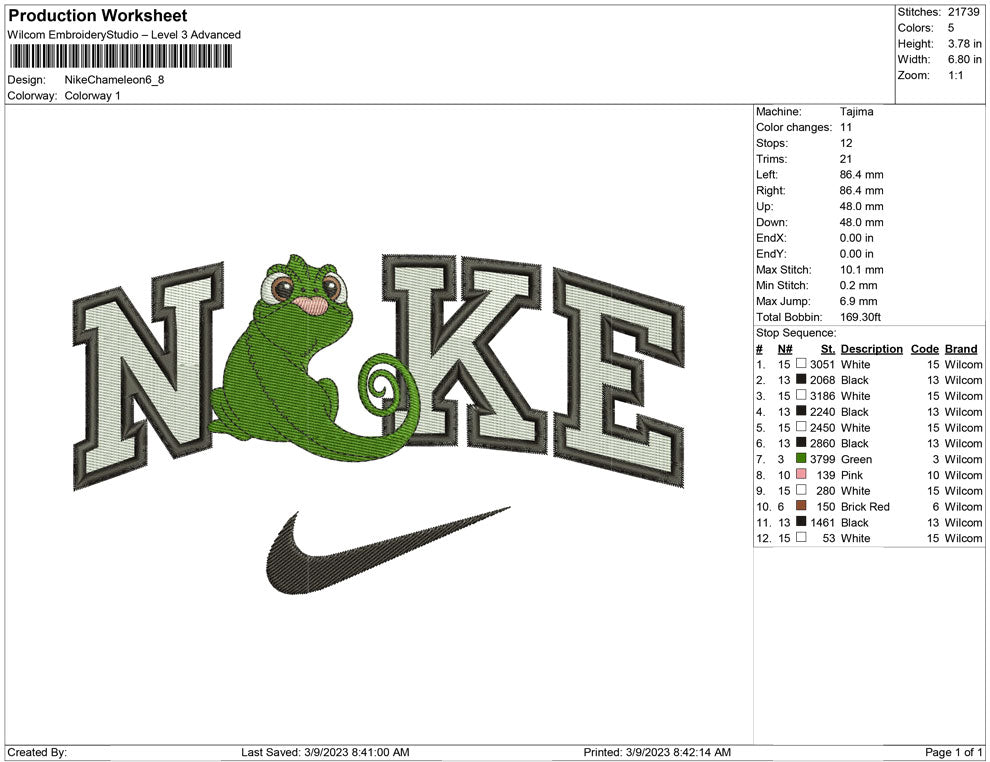 Nike chameleon