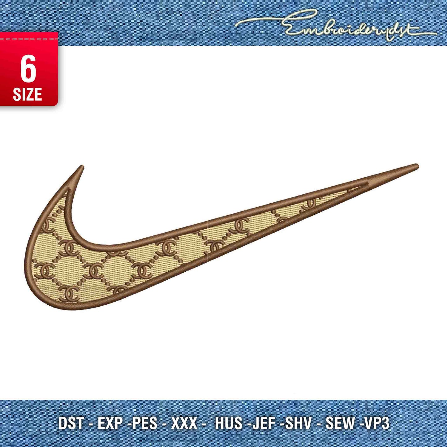 Nike swoosh motif C